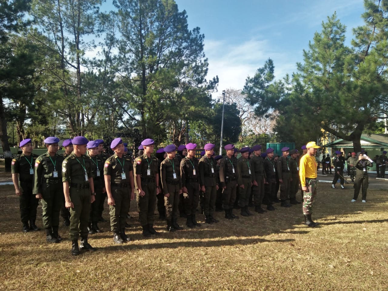 Hari Ke Dua Menwa Camp Nasional, Pelatihan Fisik dan Lapangan