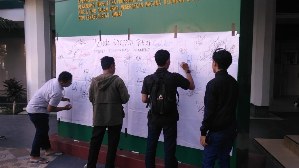 Galang Petisi Untuk Bangun Solidaritas Mahasiswa UMI Lawan Pembungkaman