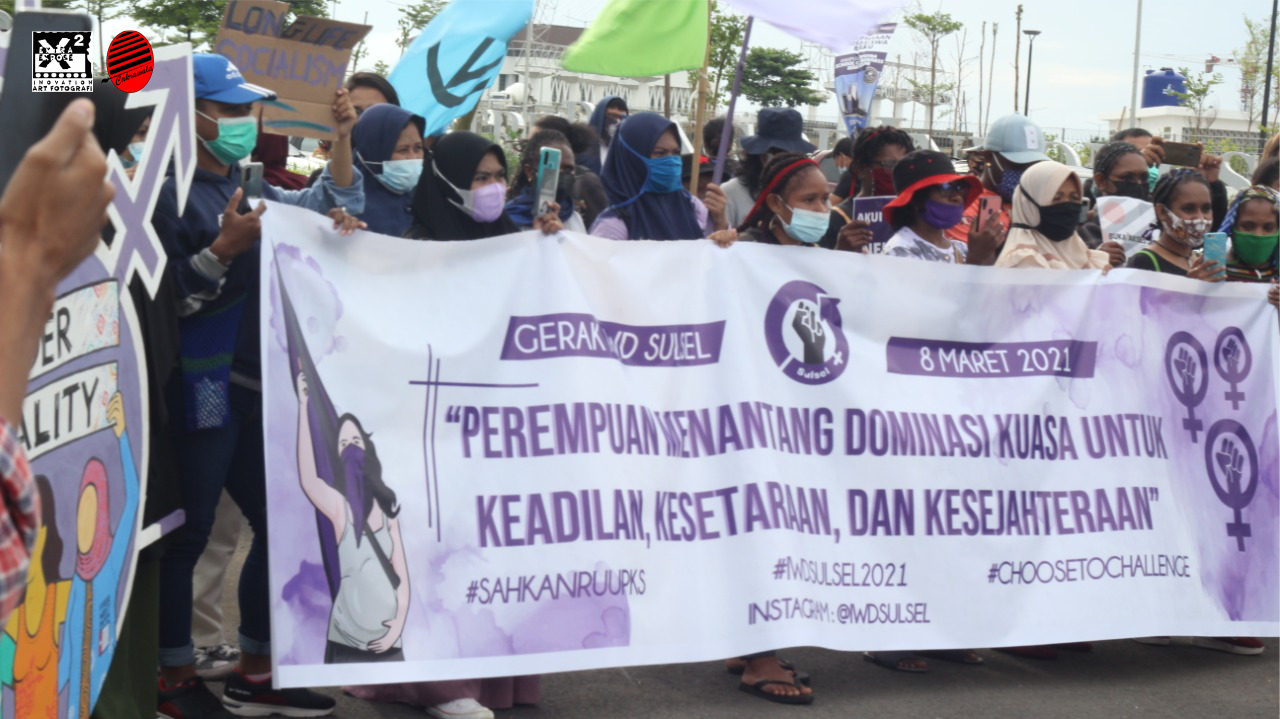 Gerak IWD Sul-sel Serukan Keadilan, Kesetaraan dan Kesejahteraan