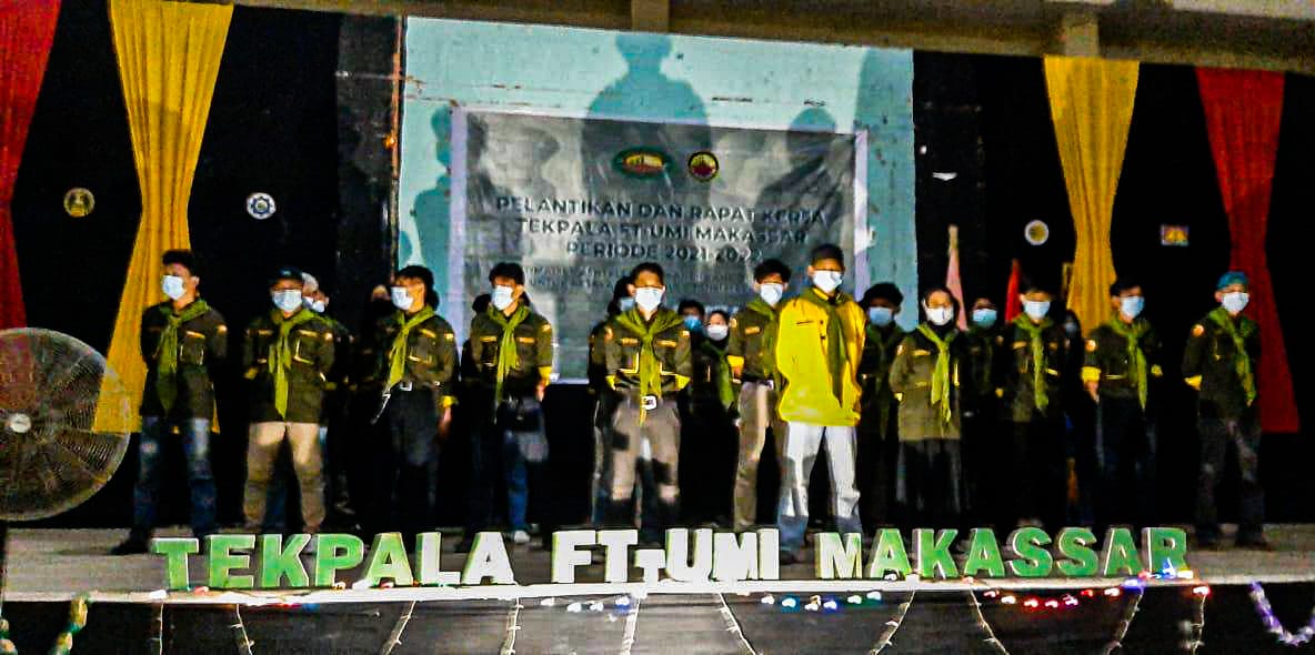 Pengurus TEKPALA FT-UMI Periode 2021-2022 Resmi Dilantik