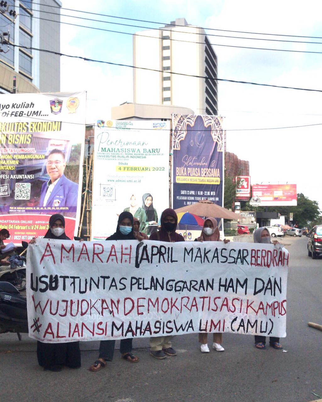 Peringati AMARAH, AMU: Usut Tuntas Kasus Pelanggaran HAM Di UMI